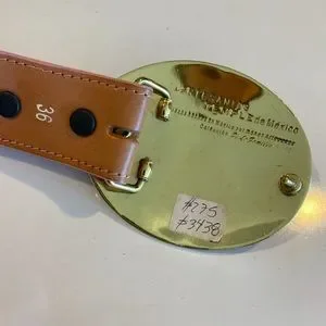 Artisan de Mexico onyx pink gold belt  SZ 36 Pink_Drip_Baseball_Belt_1800x1  main image 4